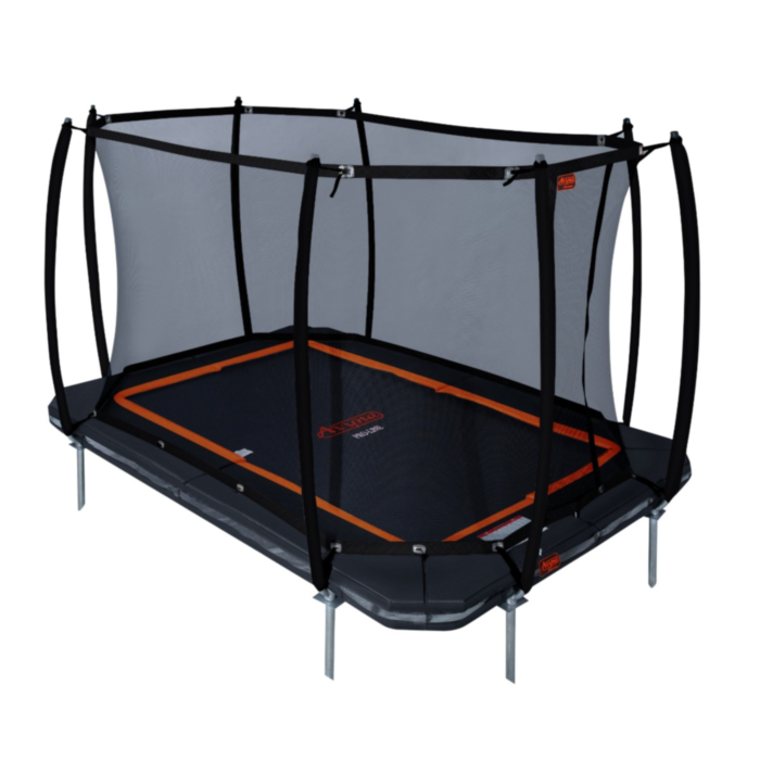 Onrechtvaardig Staat Beg Avyna Pro-Line InGround trampoline met veiligheidsnet 234 340x240 - Zwart