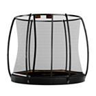 Avyna Trampoline FlatLevel Ø245 met veiligheidsnet | Zwart