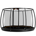 Avyna Trampoline FlatLevel incl. with safety net | Black