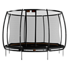 Avyna Trampoline InGround Ø430 met veiligheidsnet | Zwart