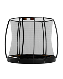 Avyna Trampoline FlatLevel Ø305 met veiligheidsnet | Zwart