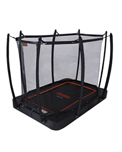 Avyna Trampoline FlatLevel 275x190 (213) met net | Zwart