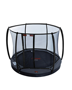 Avyna Trampoline FlatLevel Ø245 incl. safety net | Grey