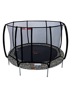 Avyna Trampoline InGround Ø245 incl. safety net | Camouflage