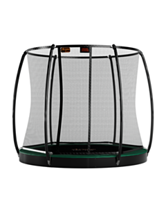 Avyna Trampoline FlatLevel Ø305 met veiligheidsnet | Groen