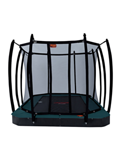 Avyna Trampoline FlatLevel 520x305 (352) met net | Groen